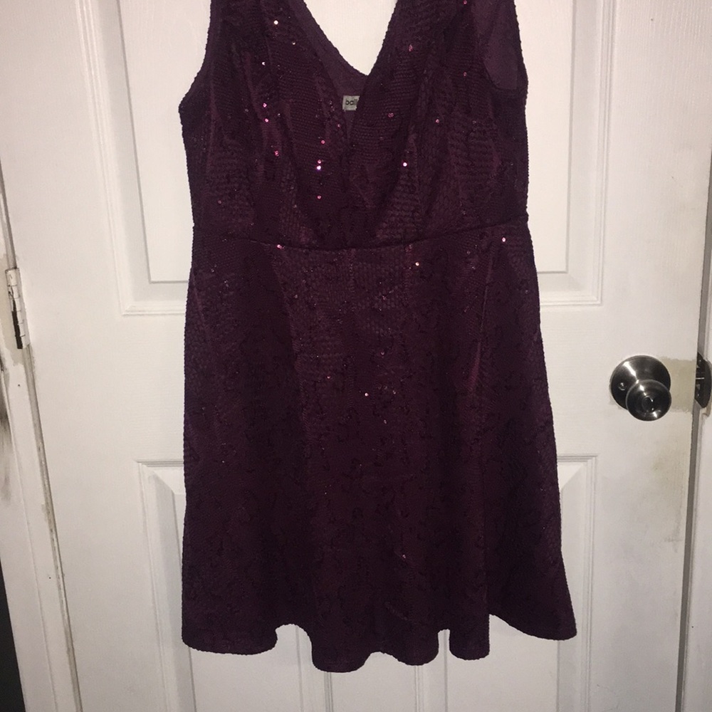 Purple sparkly dress